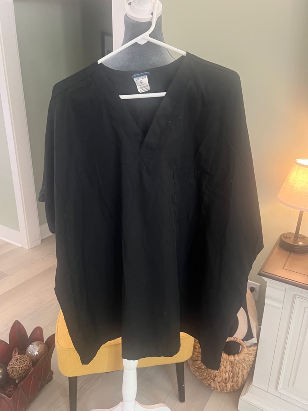 Cherokee Black Workwear V-Neck Scrub Top